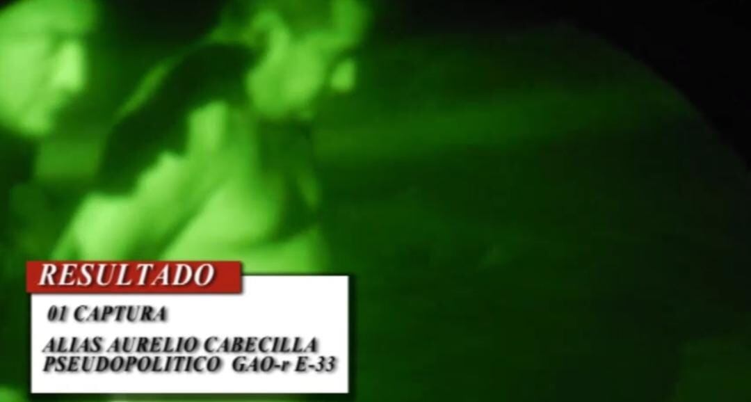 Alias Aurelio fue capturado en la madrugada del sábado 6 de noviembre