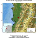 Temblor en la madrugada de este jueves en el litoral del San Juan (Docordó) - Chocó.