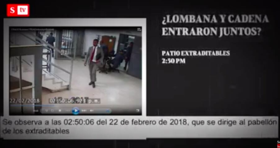 Cadena entra al patio