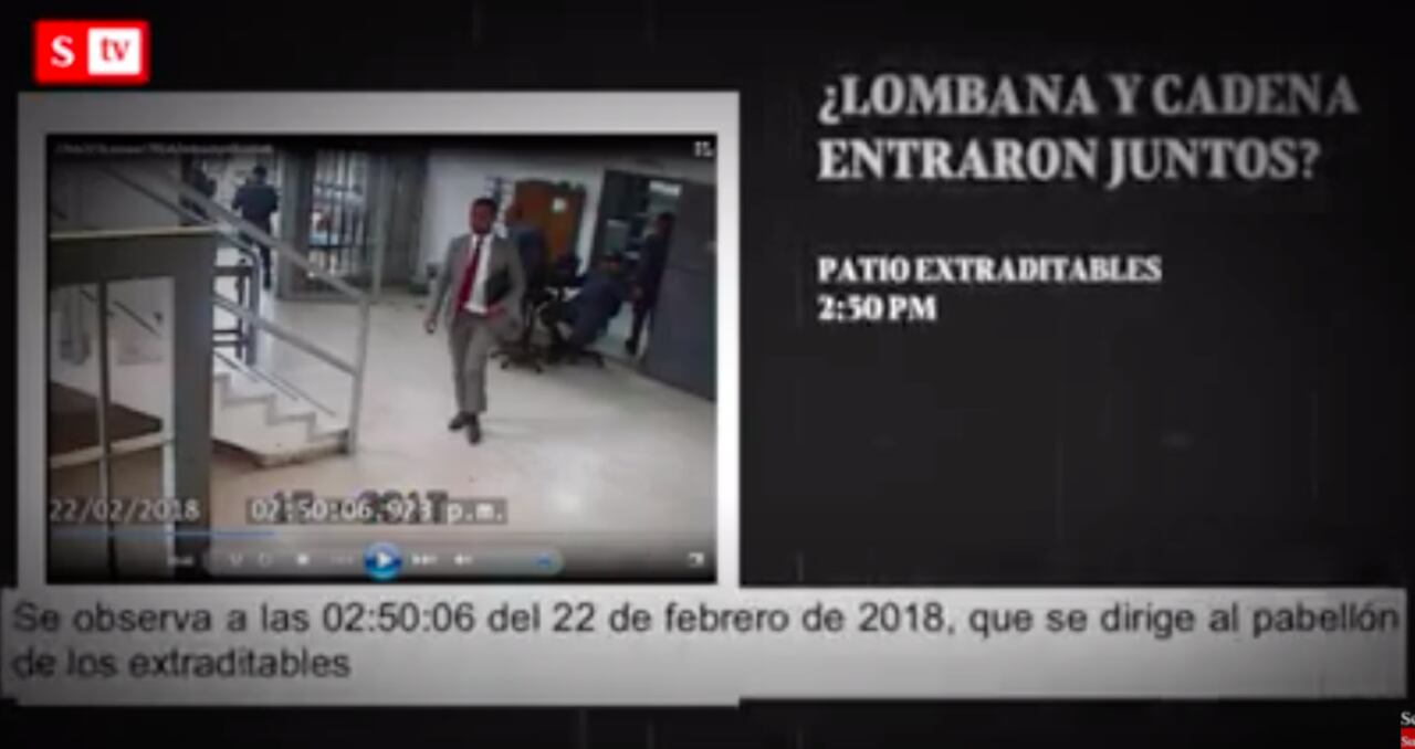 Cadena entra al patio