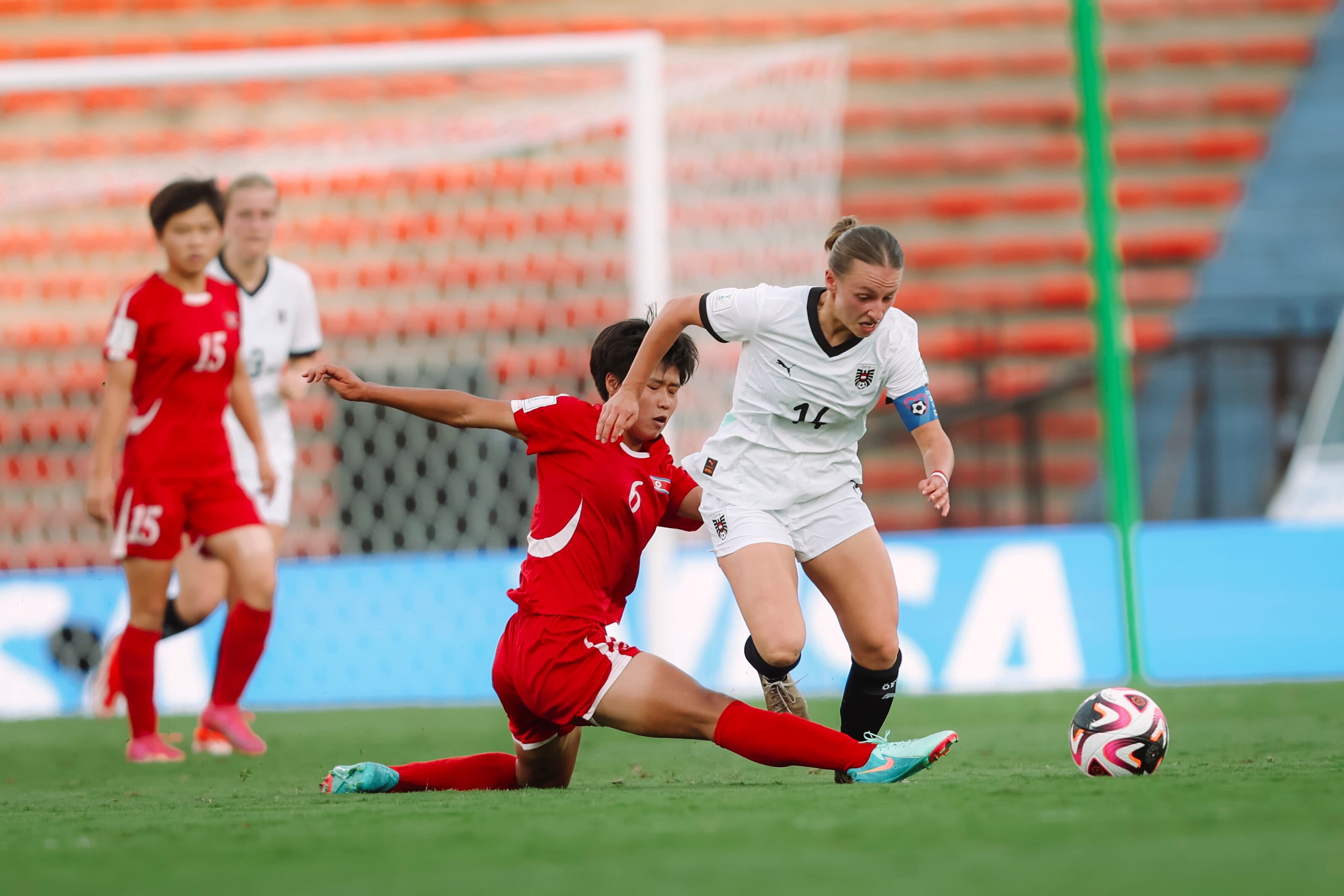 Corea del Norte vs Austria - octavos de final - Mundial Femenino Sub-20.