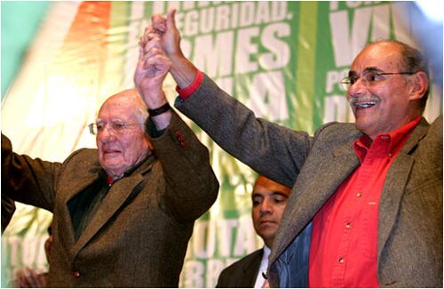 El exministro y exprecandidato presidencial Horacio Serpa fue uno de sus discípulos. Con él recorrió todo el país agitando el trapo rojo para ayudarle a conquistar votos en la carrera por la Jefatura de Estado.  Pese al apoyo de López, Serpa vio tres veces frustrado su intento por llegar a la Casa de Nariño.