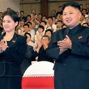 El mandatario norcoreano Kim Jong-un y la cantante Hiyon Son-wol. Foto: News.com.au.