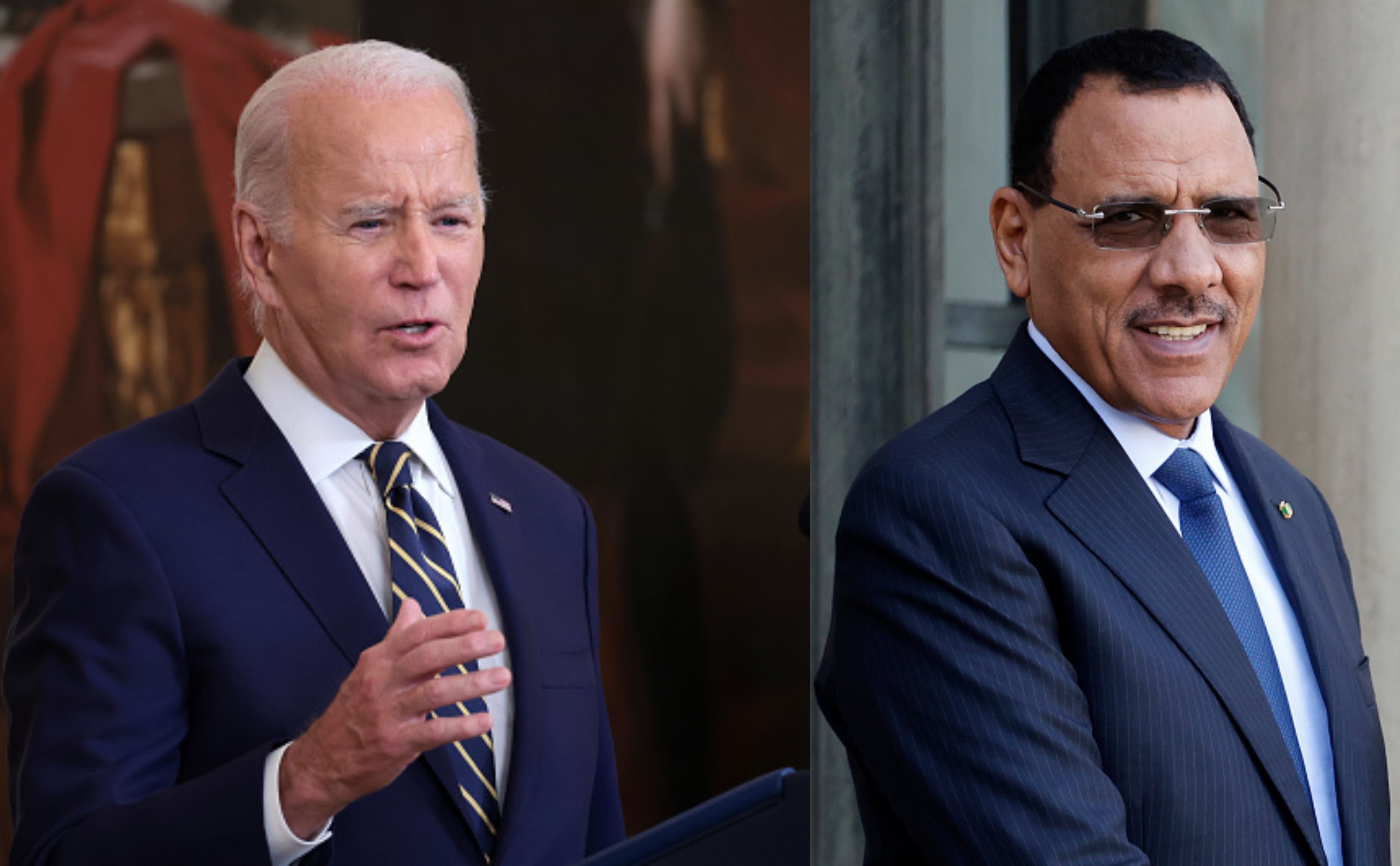 Joe Biden abogó por la liberación del derrocado presidente de Níger, Mohamed Bazoum.