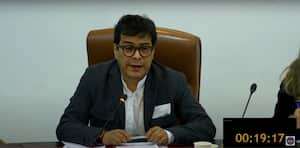 Danilo Rueda en debate de control político de la Cámara de Representantes.