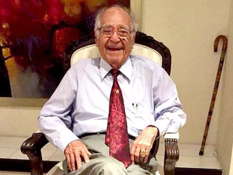 El artista tenía 105 años.