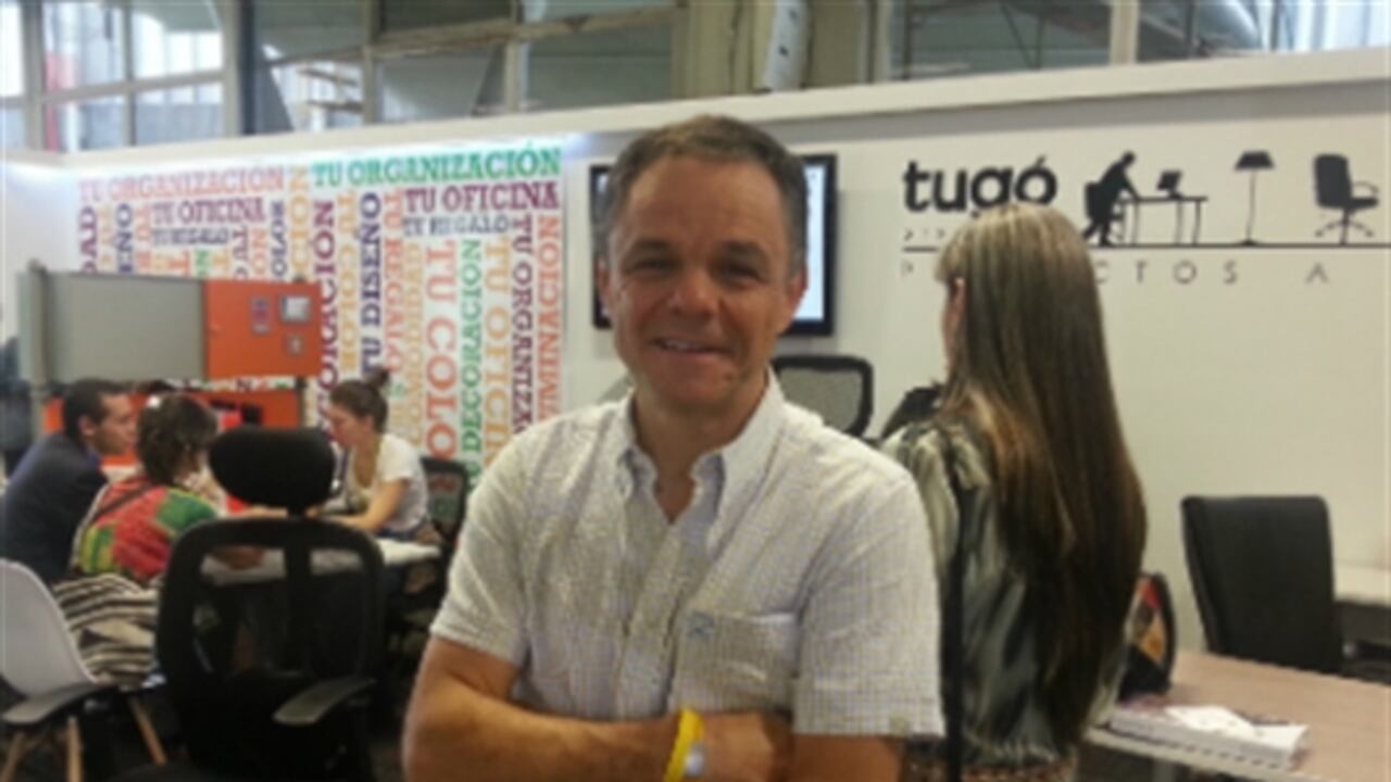 Santiago de Angulo, gerente de proyectos y socio de Tugó. (Fotografía tomada con el Samsung Galaxy S-III)