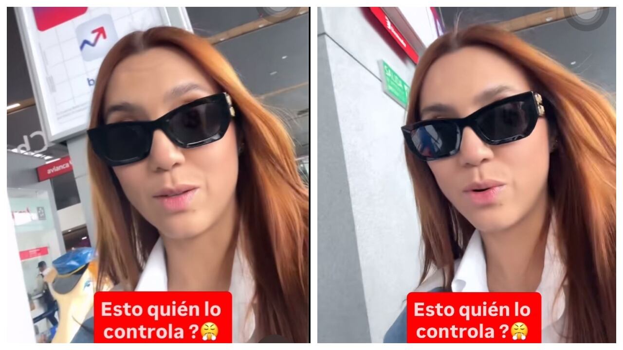 Tatiana Franko expone una situación que vivió en el aeropuerto El Dorado.