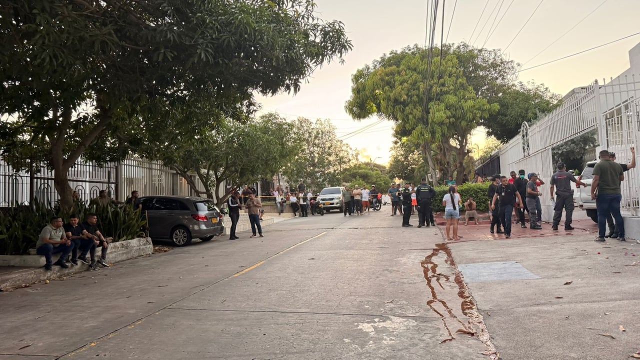 Sitio en el norte de Barranquilla donde se desató la impresionante balacera.