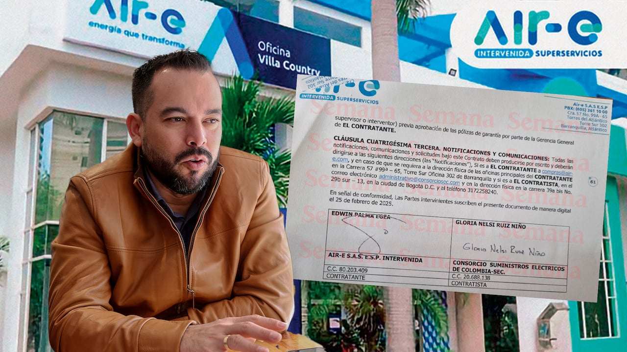 Edwin Palma, Air-e y contrato