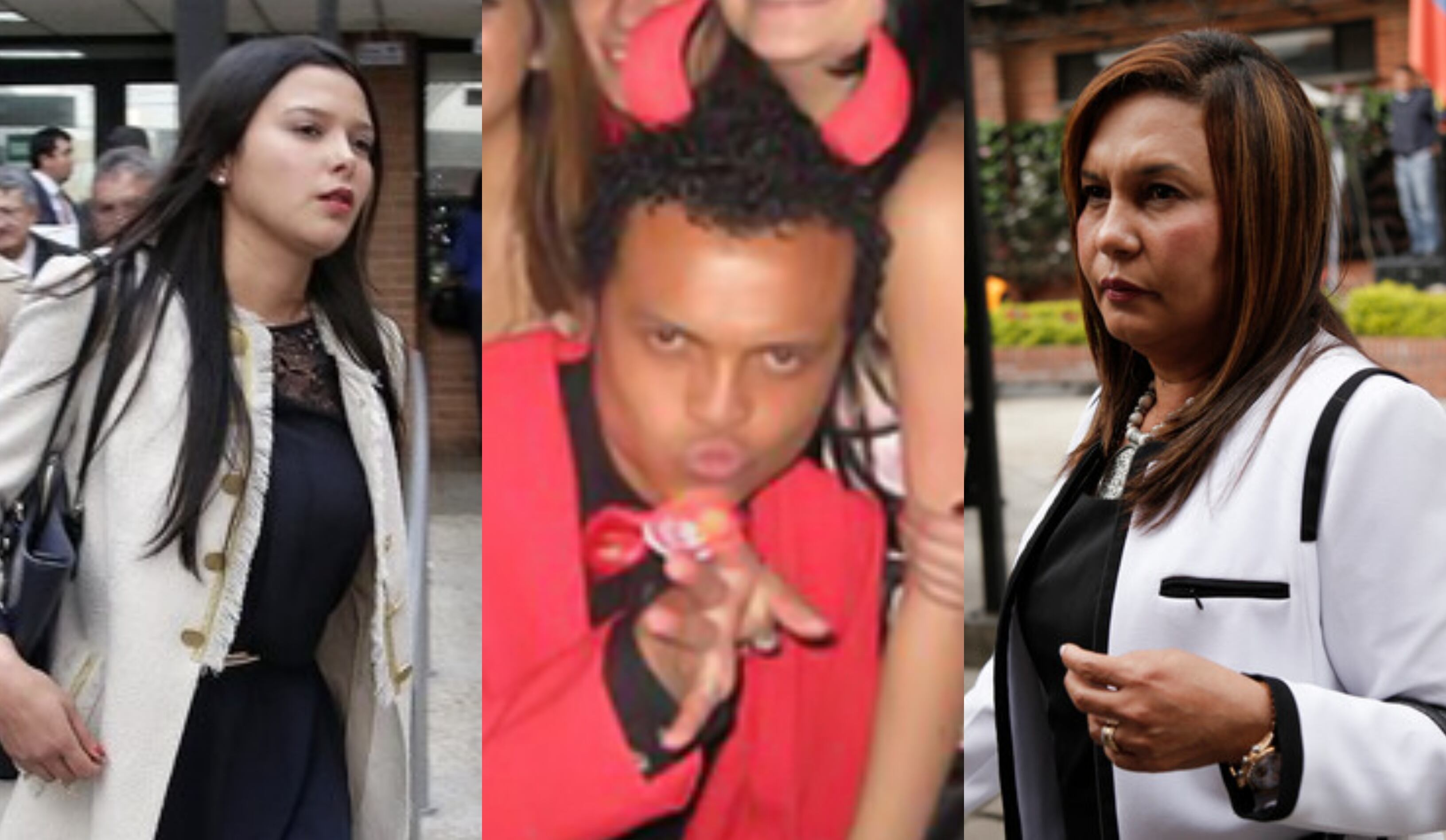 De izquierda a derecha: Laura Moreno, Luis Andrés Colmenares y Oneida Escobar.