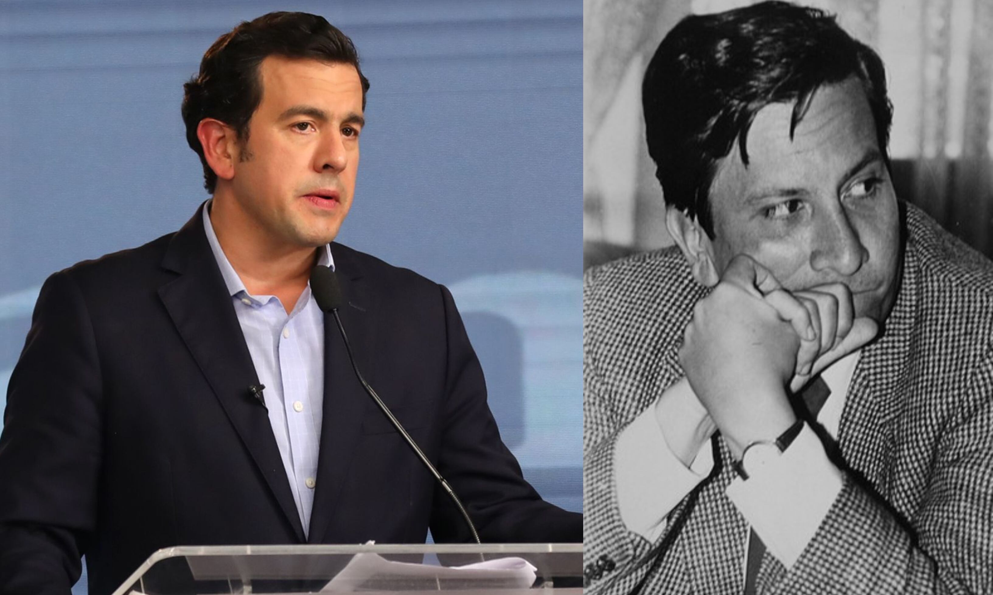 Rodrigo Lara Restrepo y su padre, Rodrigo Lara Bonilla.