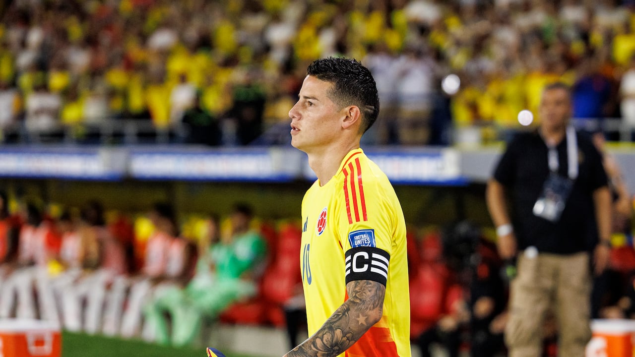 James Rodríguez liderando a Colombia en Eliminatorias