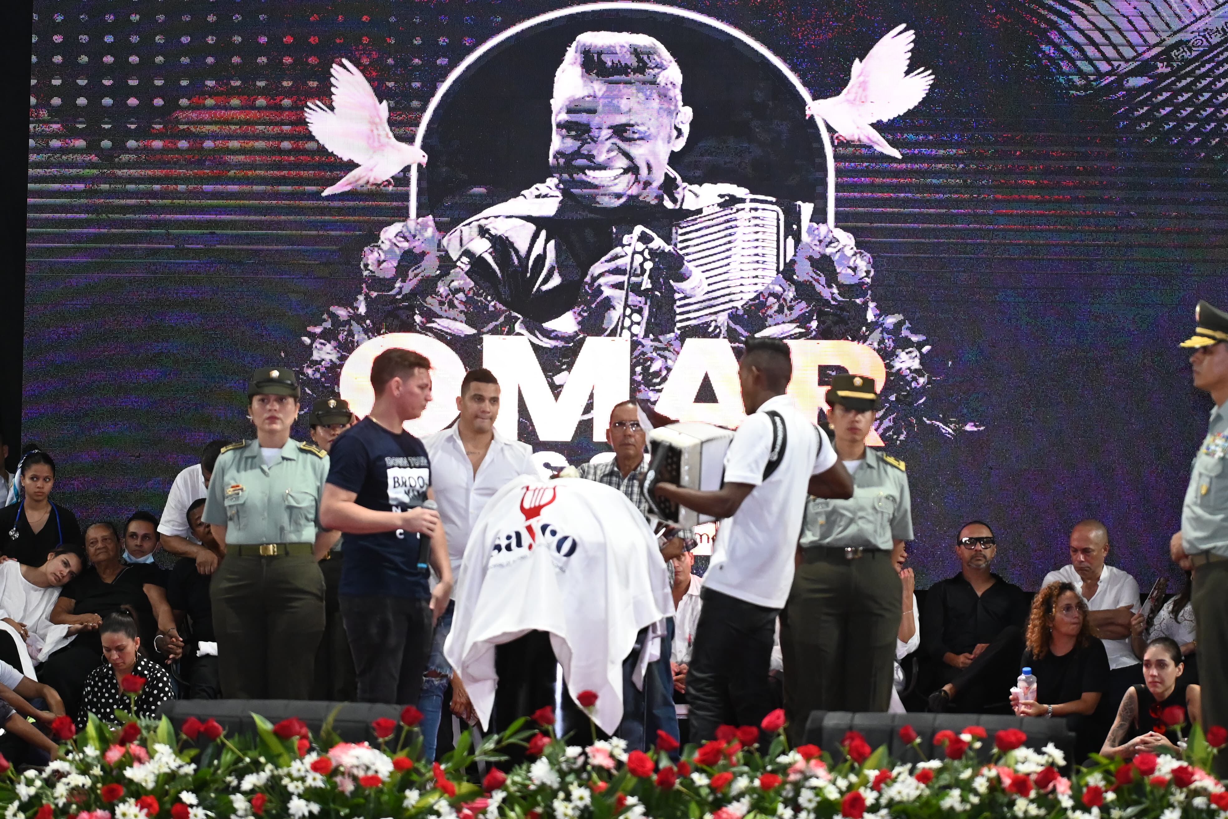 Funeral de Omar Geles en Valledupar