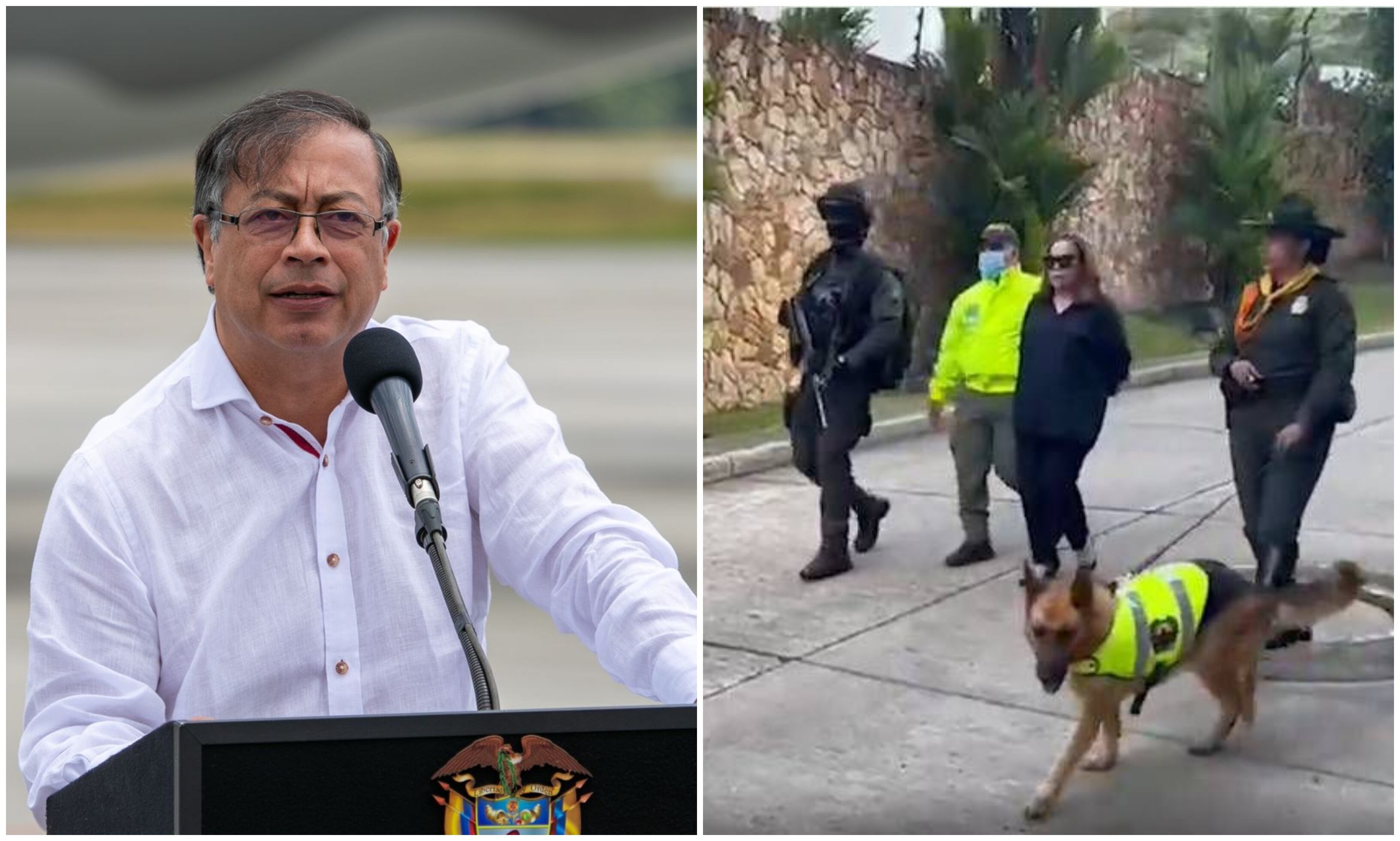 Presidente Gustavo Petro y Nancy Teresa González