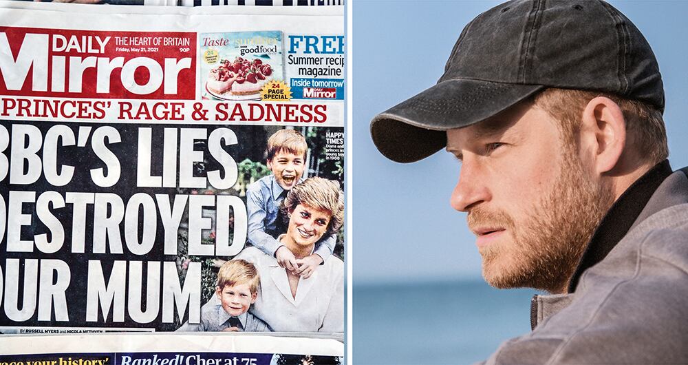   Como hace 25 años, la foto de la entrevista vuelve a las primeras planas, esta vez con las protestas de los príncipes William y Harry: “Las mentiras de la BBC destruyeron a nuestra madre”. 