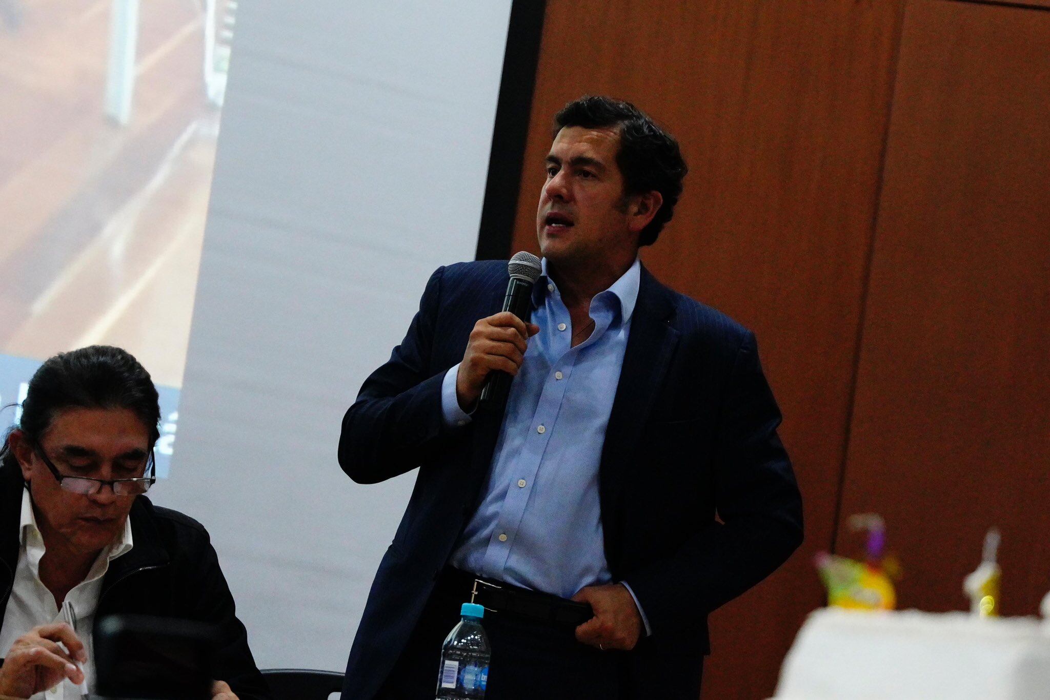 Rodrigo Lara en la Universidad Distrital.