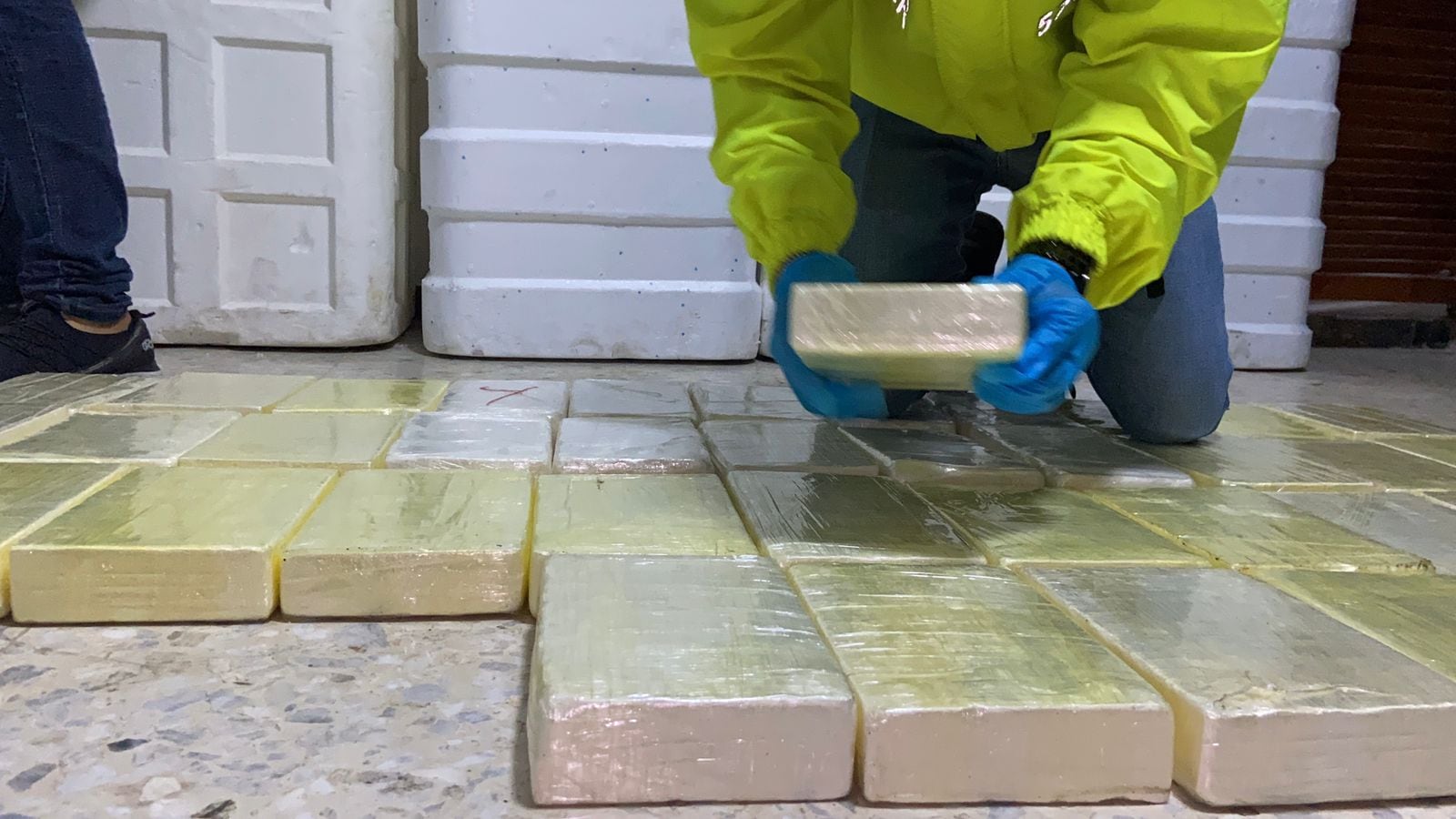 Droga decomisada por la Policía de Barranquilla.