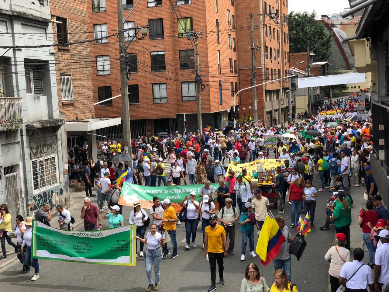 movilizaciones en favor del Gobierno Petro