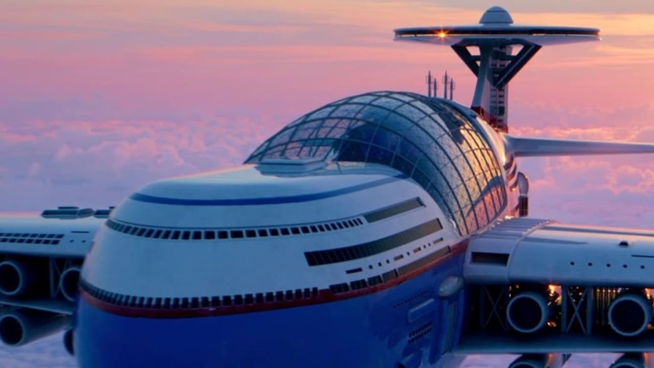 Un ingeniero da a conocer el 'Sky Cruise', el "hotel volador" que revolucionaría el turismo.