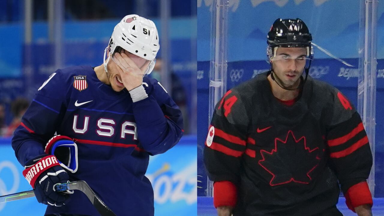 Estados Unidos y Canadá, Juegos Olímpicos Invierno (Hockey). AP/Matt Slocum