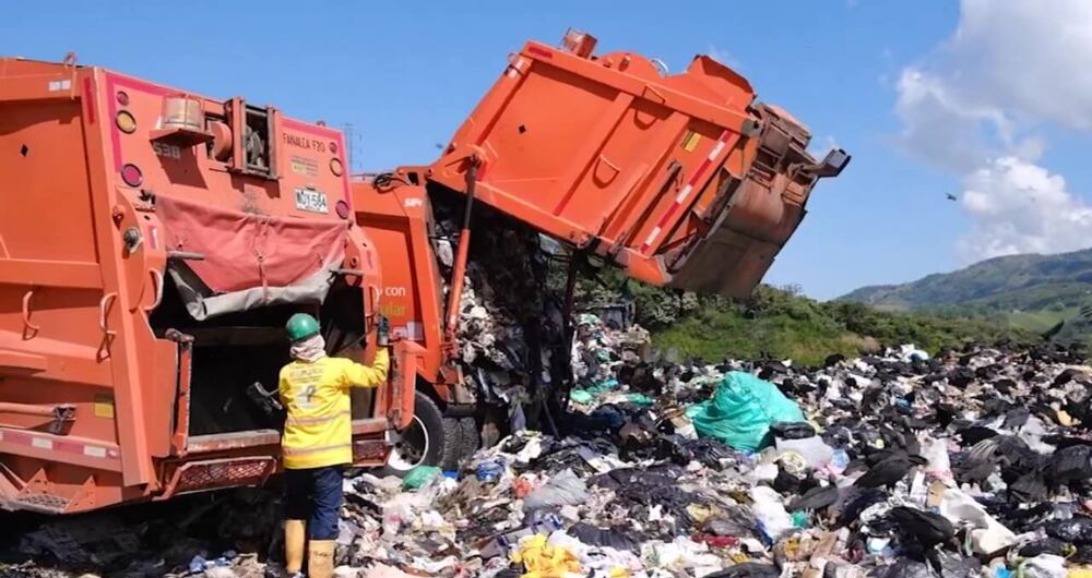 Imagen de referencia del relleno sanitario de La Pradera de Antioquia.
