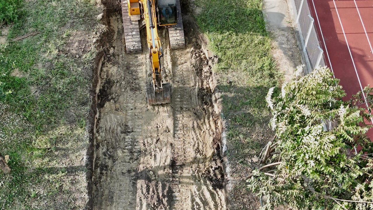 Bulevar La Carbonara en Palmira. Avance de la obra.