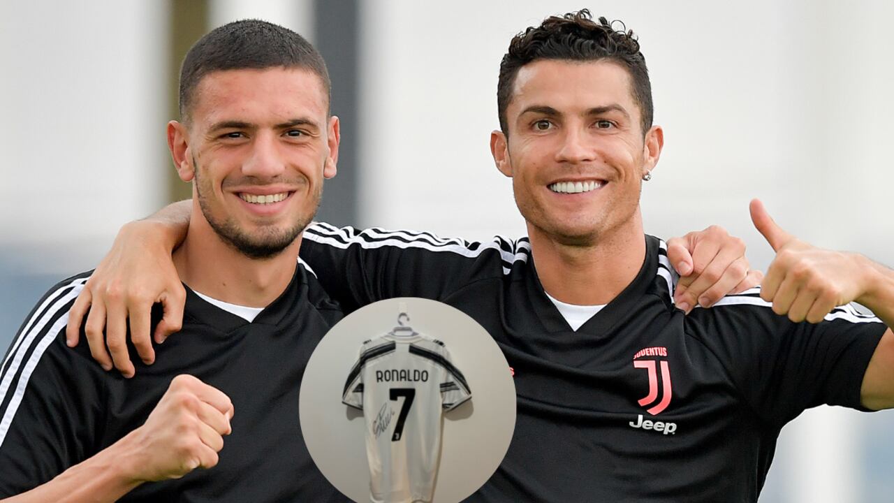 Cristiano Ronaldo y Demiral en su paso por la Juventus.