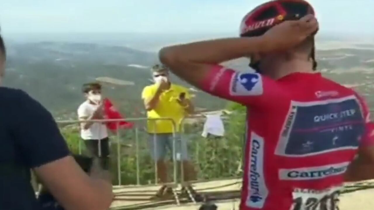 El belga fue criticado por su gesto con un niño.