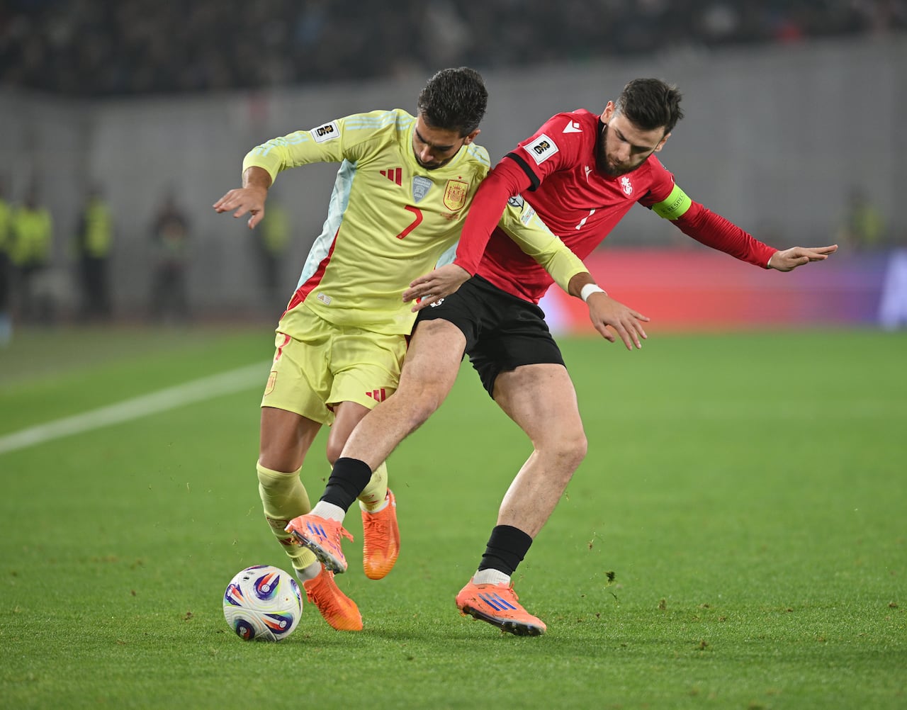 España vs. Georgia, este sábado 15 de noviembre.