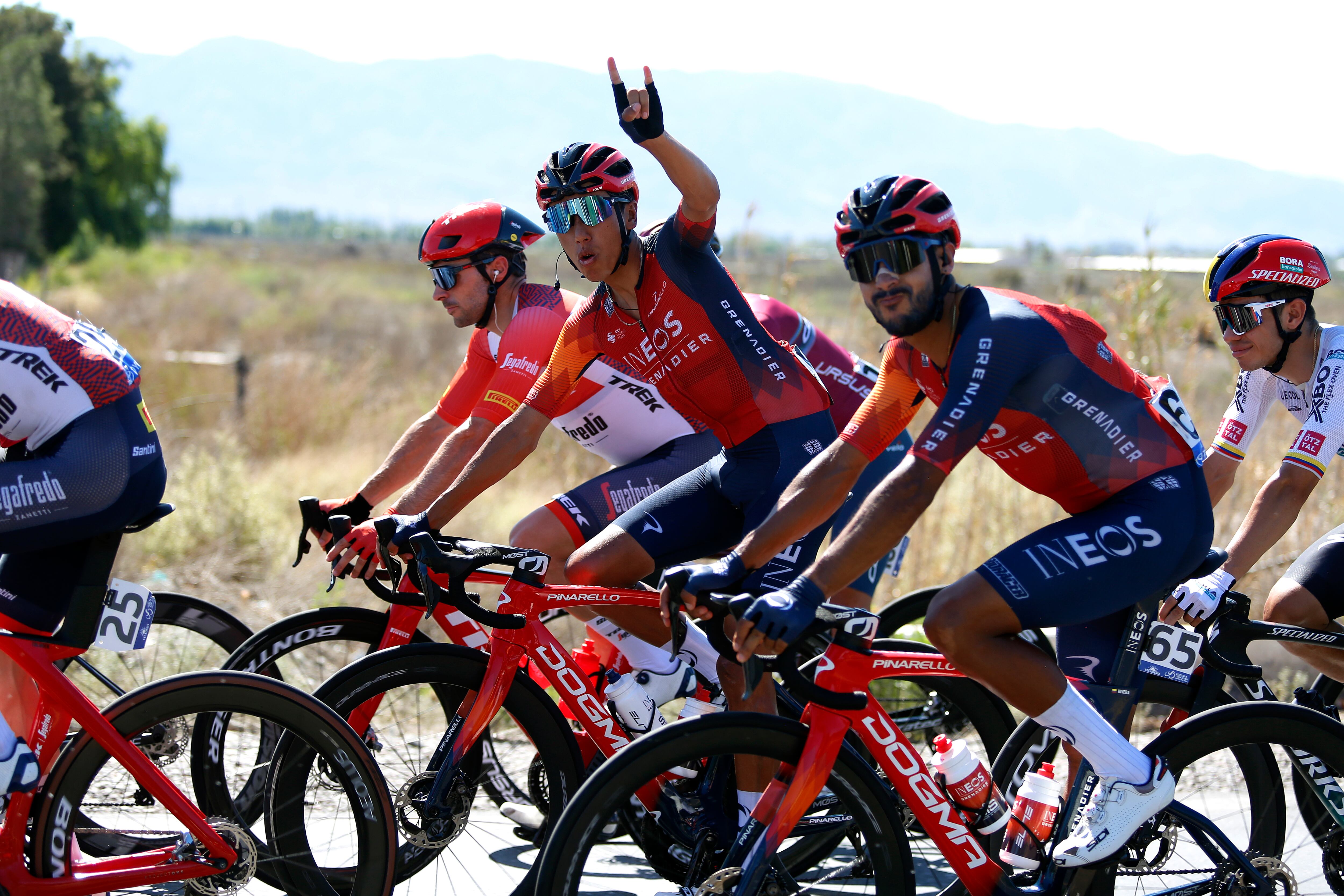 Egan Bernal en la Vuelta a San Juan.