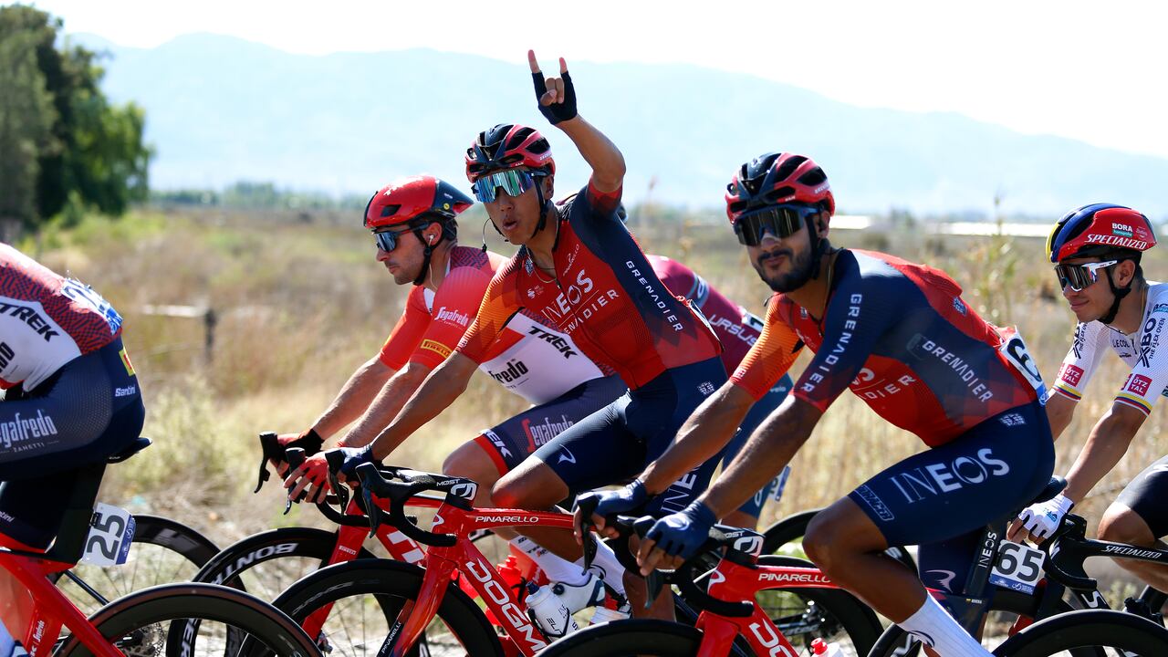 Egan Bernal en la Vuelta a San Juan.