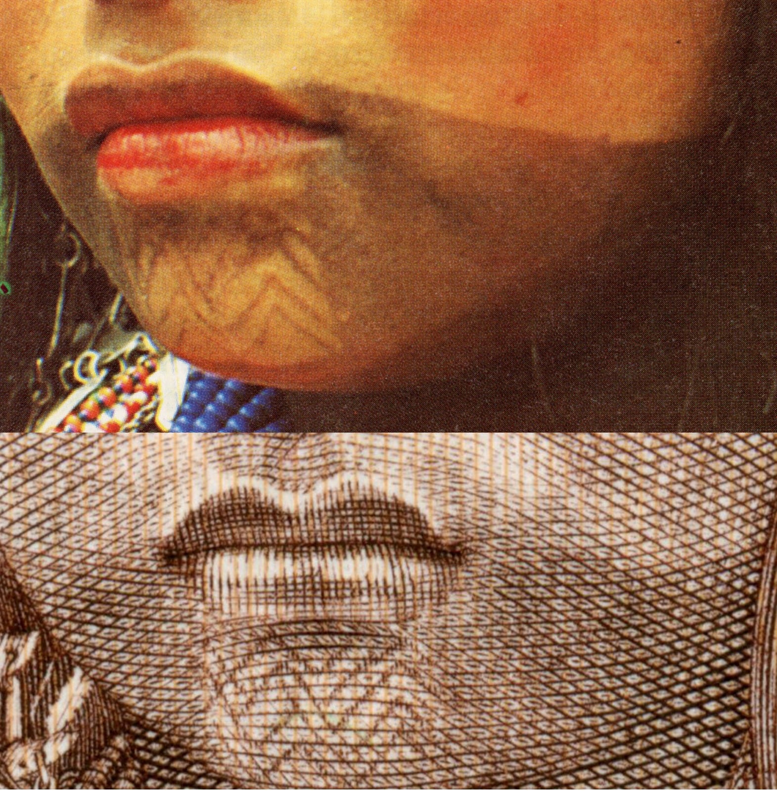 Gildardo Adolfo Tovar comparó la foto original de Mauricio Pardo, tomada en 1986, y la comparó con el billete expedido en 1992 por el Banco de la República