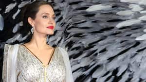 LONDON, UNITED KINGDOM - 2019/10/09: Angelina Jolie attends the Maleficent: Mistress of Evil European Film Premiere at the Odeon IMAX Waterloo in London. (Photo by Keith Mayhew/SOPA Images/LightRocket via Getty Images)
