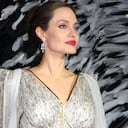 LONDON, UNITED KINGDOM - 2019/10/09: Angelina Jolie attends the Maleficent: Mistress of Evil European Film Premiere at the Odeon IMAX Waterloo in London. (Photo by Keith Mayhew/SOPA Images/LightRocket via Getty Images)