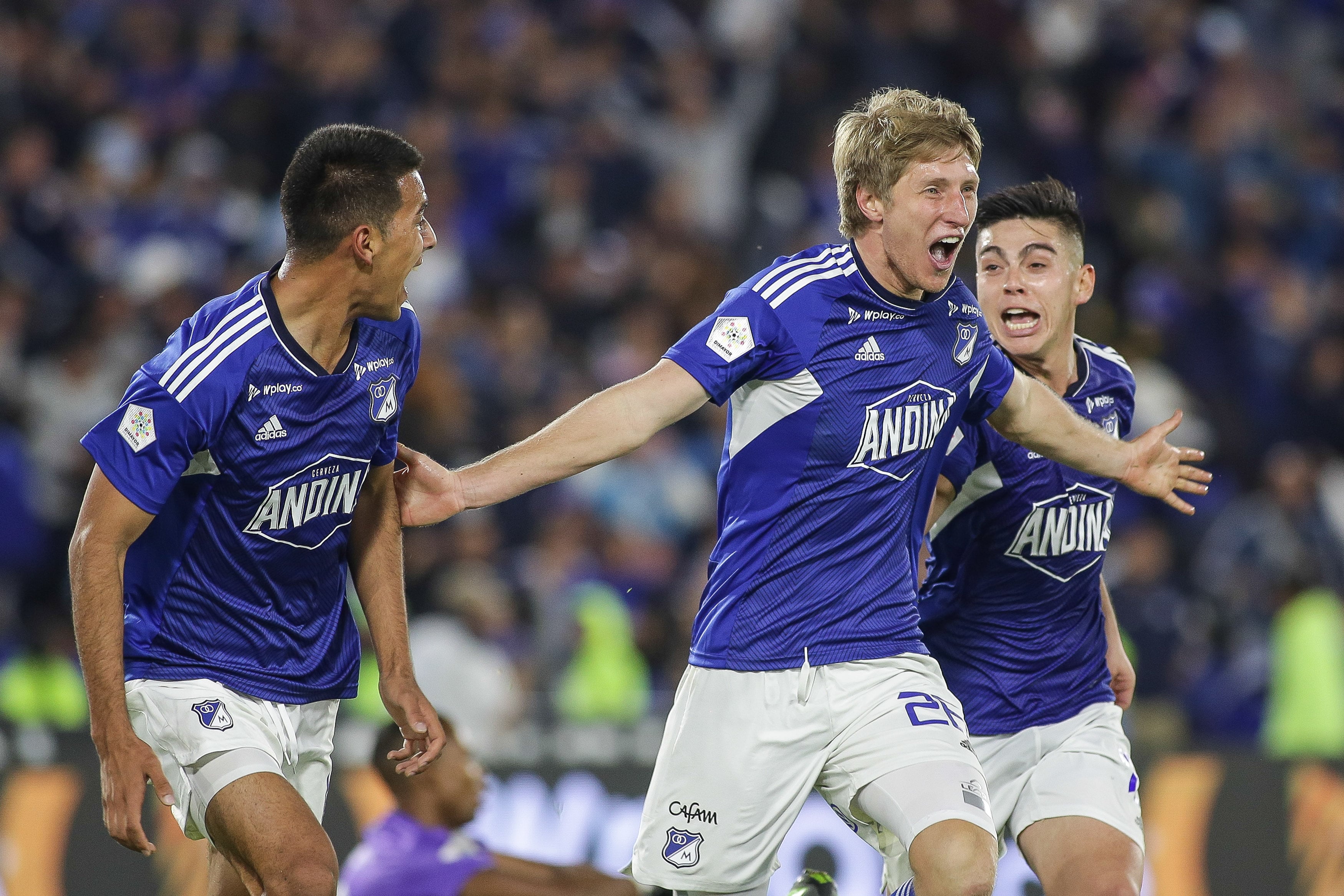 BOGOTÁ. Septiembre 21 de 2023. Millonarios enfrenta al Atlético Huila, por la fecha 13 de la Liga Betplay, en el estadio El Campin. (Colprensa - John Paz)
