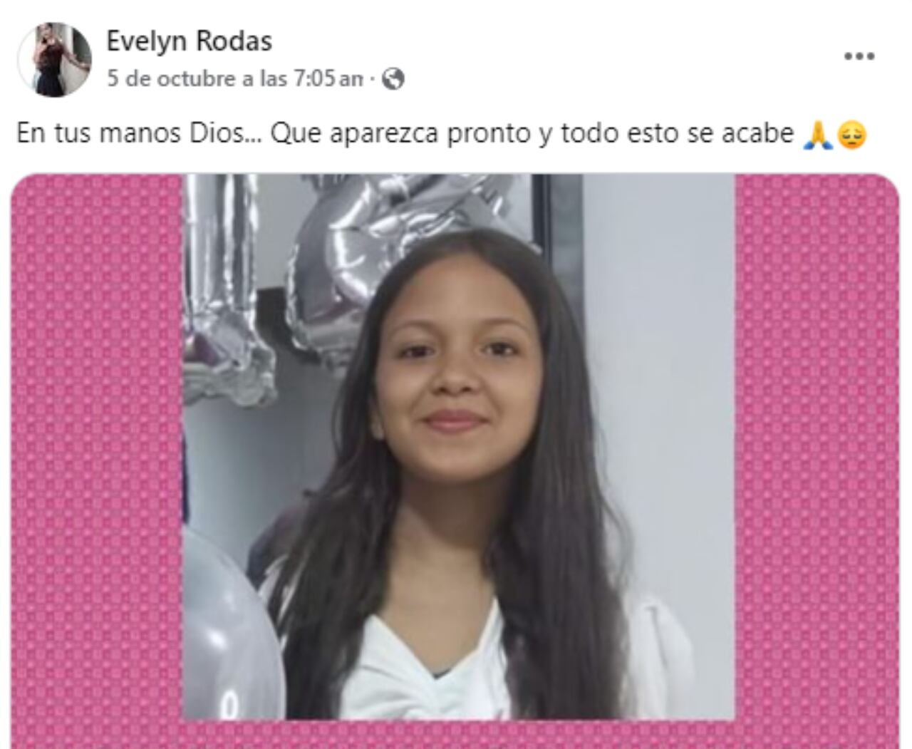 Este fue uno de los mensajes que escribió la mujer del presunto asesino.