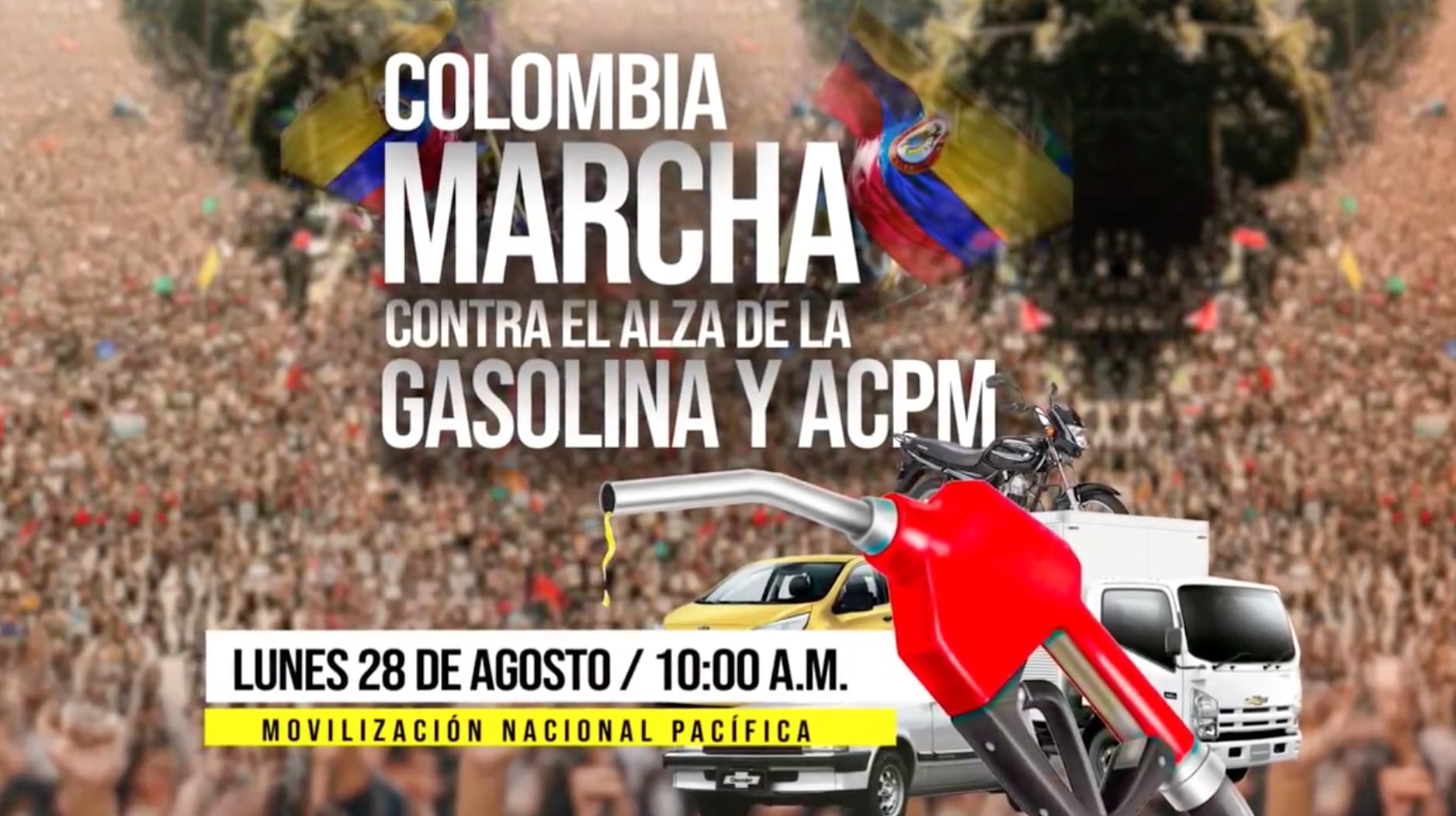 Desde diferentes sectores se viene apoyando una gran movilización contra el alza del precio de la gasolina en el país.
