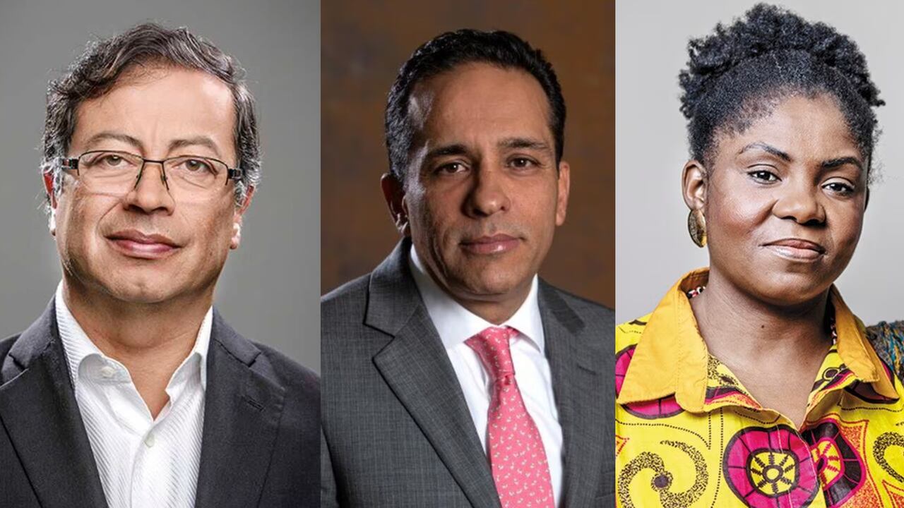 Gustavo Petro, Alexander López y Francia Márquez