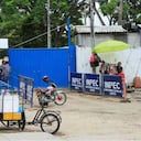 Entrada a la cárcel La Ternera de Cartagena