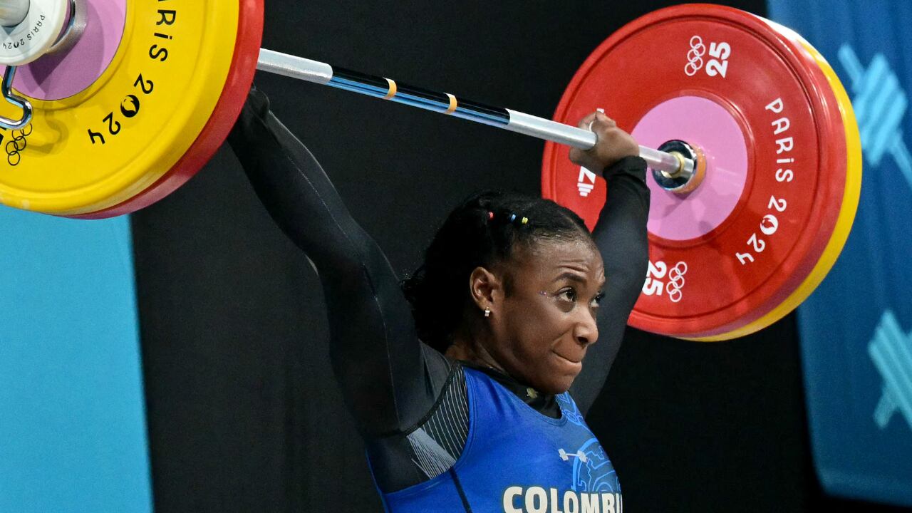 Yenny Álvarez, pesista de Colombia en los Juegos Olímpicos París 2024