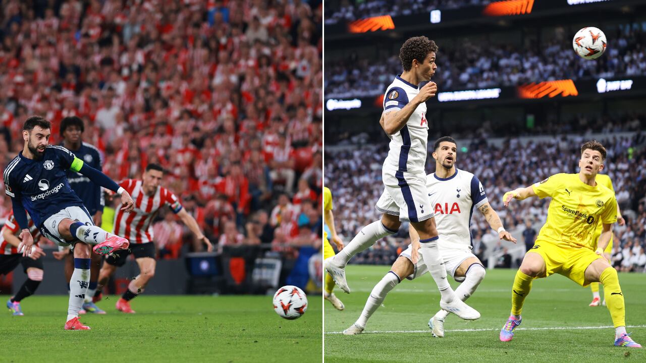 Manchester United y Tottenham tomaron la ventaja en las semis de Europa League