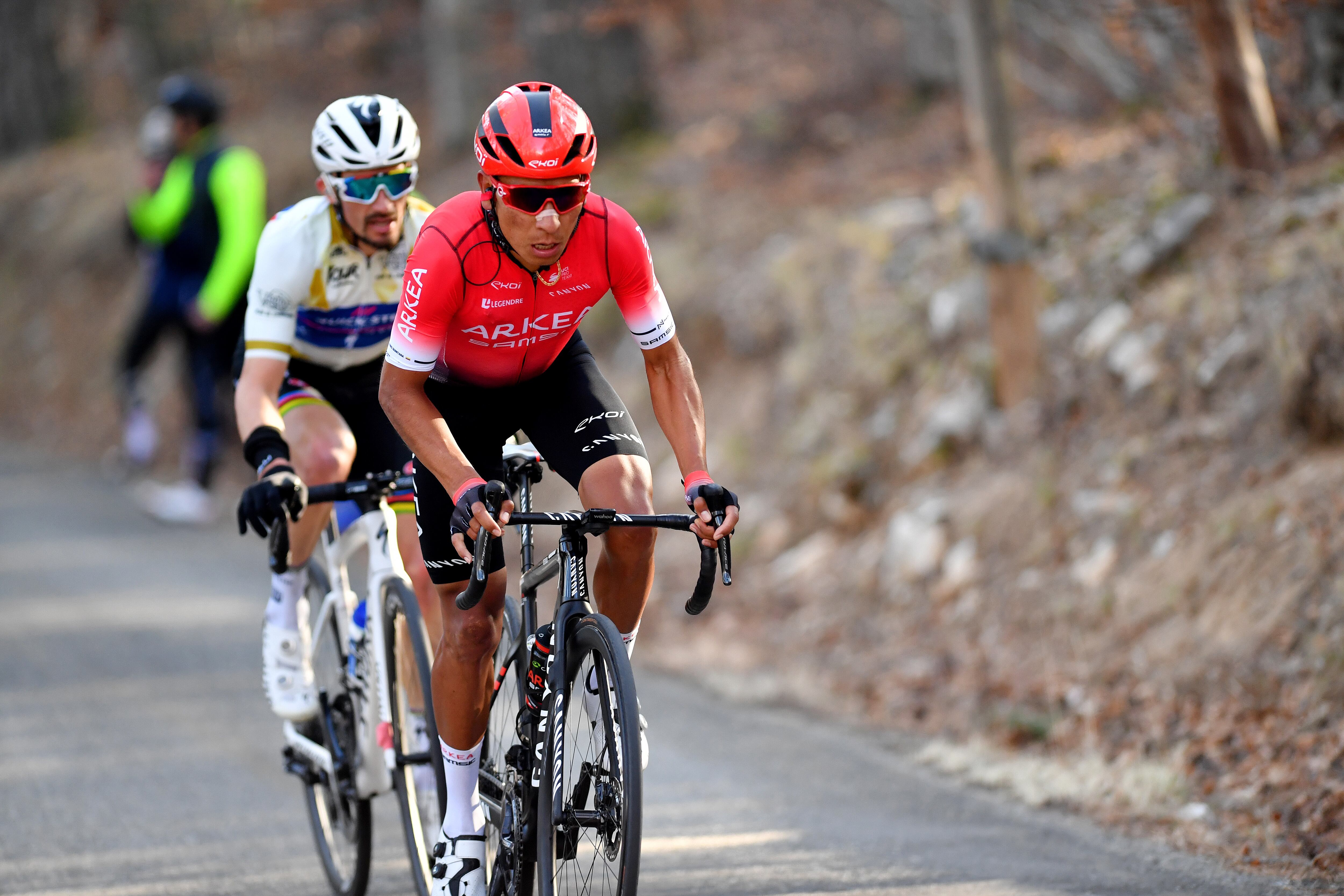 Nairo Quintana y Alaphilippe.