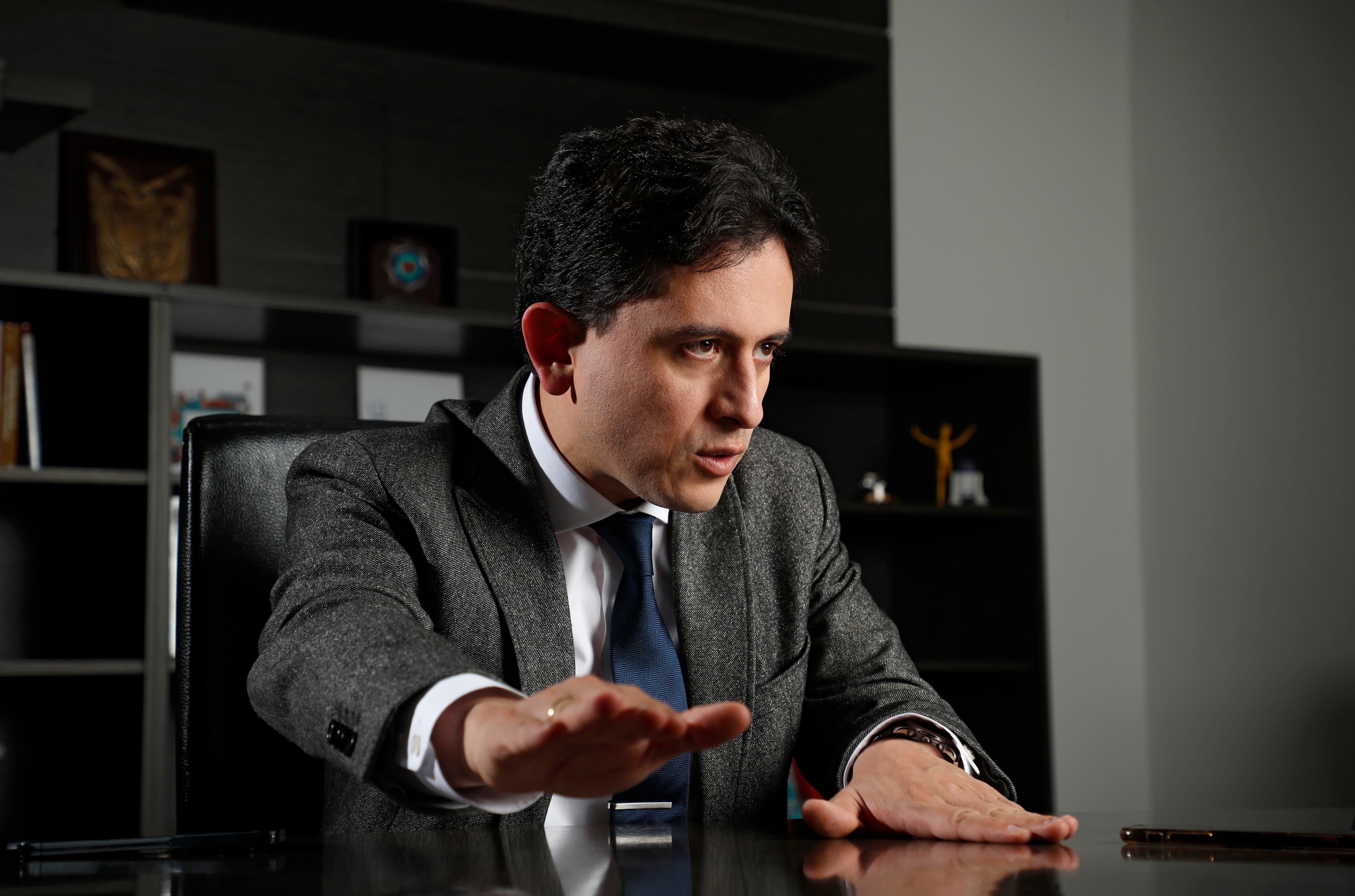 Luis Carlos Reyes 
director de la DIAN
Bogota sept 14 del 2022
Foto Guillermo Torres Reina / Semana