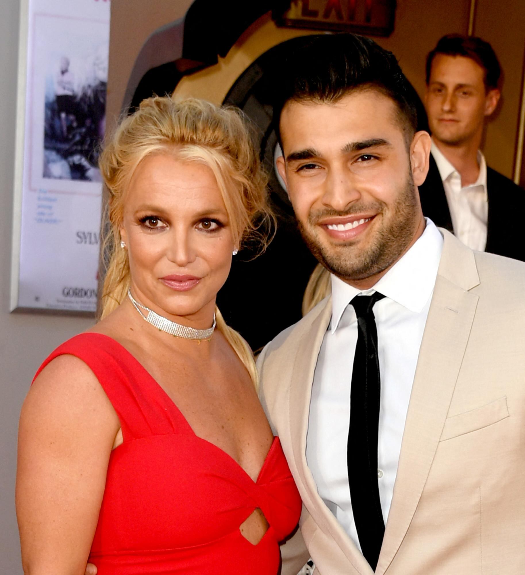 Britney Spears y su prometido, Sam Asghari, en Hollywood, California.