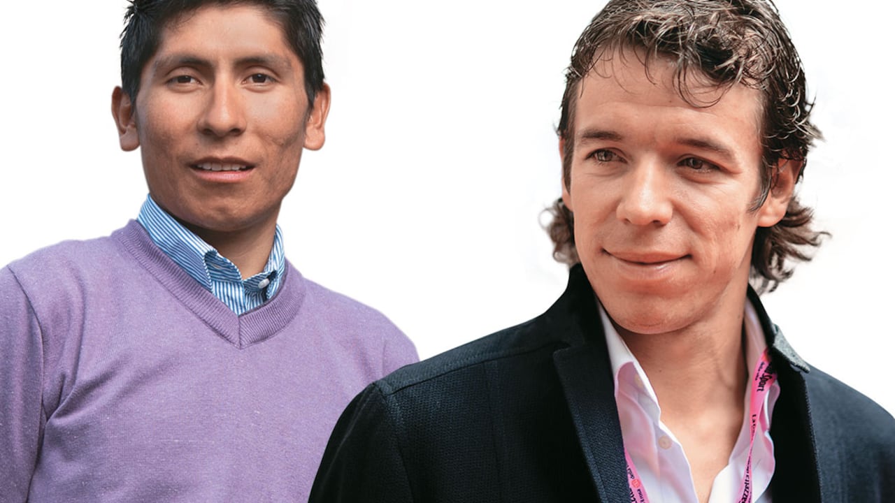 Nairo Quintana y Rigoberto Urán