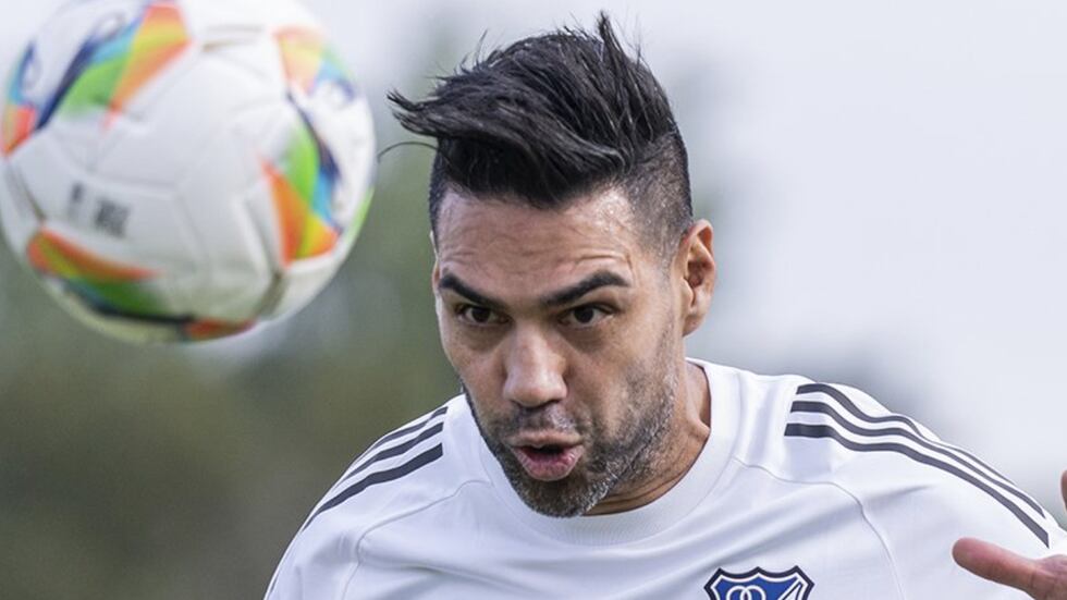 El gesto de Falcao García con el que se hizo notar en el River Plate vs ...