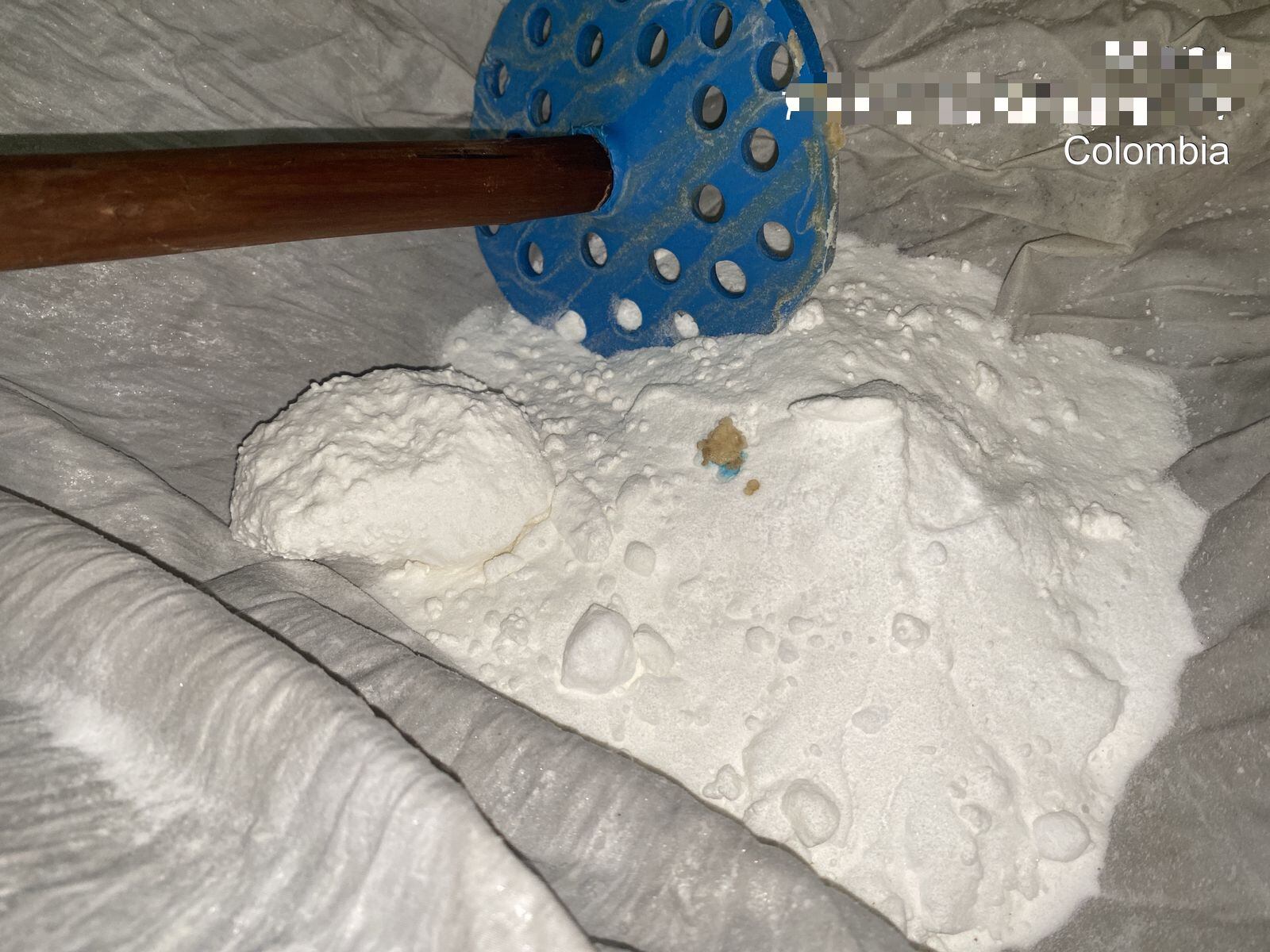 Cocaína encontrada en laboratorio que sería de las disidencias de las Farc en Norte de Santander.