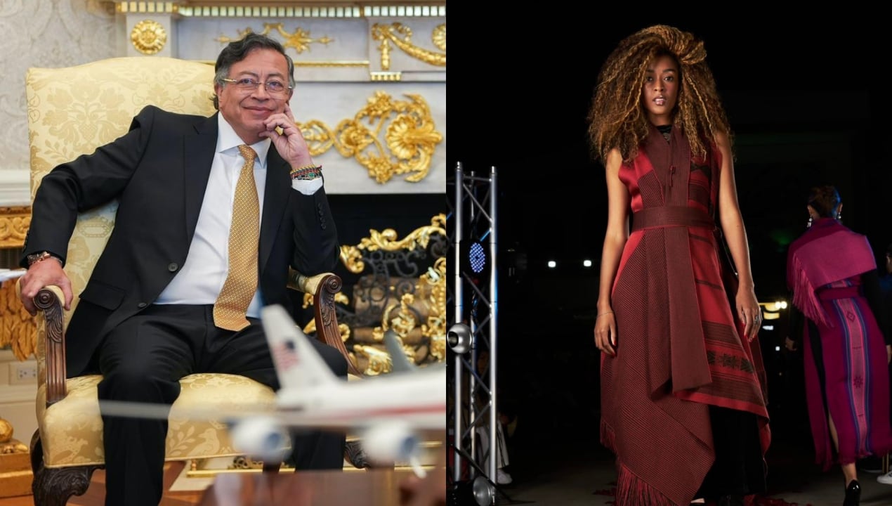 ‘Vientre de la tierra’: Por qué Petro eligió este vestido ancestral para la primera dama de EE. UU.