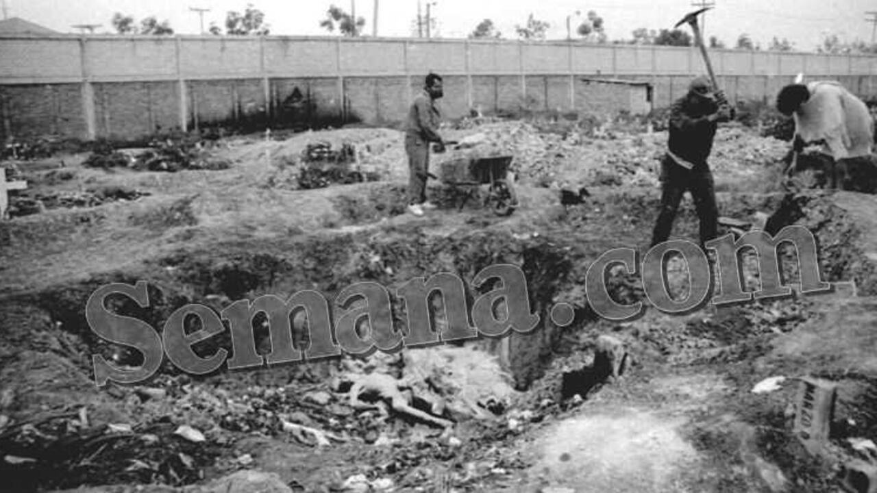 Fotógrafos holandeses advirtieron la ubicación de esta fosa en 1986.